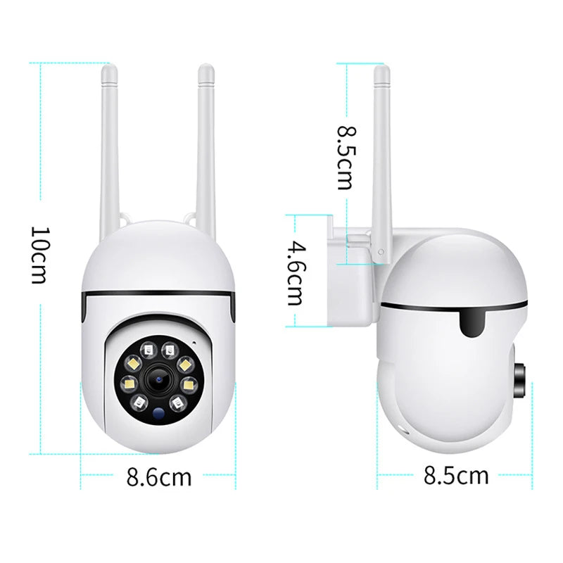 Cámara de Seguridad Exterior 8MP Ultra HD 
-Control Móvil y Audio Bidireccional