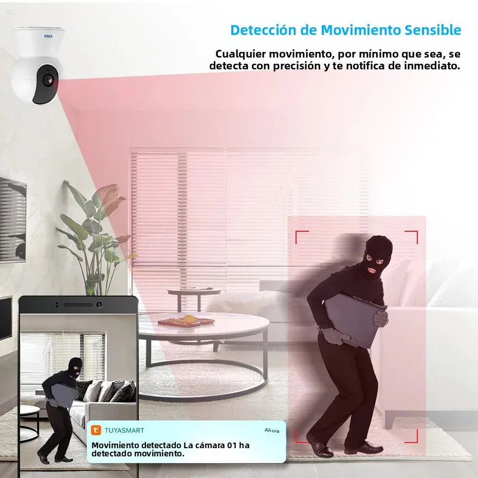 Camara de Seguridad Interior 360° para Bebes y Niños