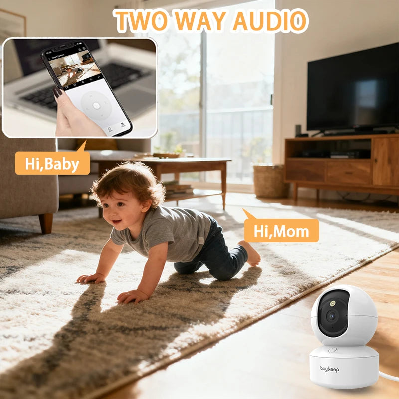 Camara Inteligentes para Mascotas/Perros y Bebés (2k Ultra HD+Wifi 5G)