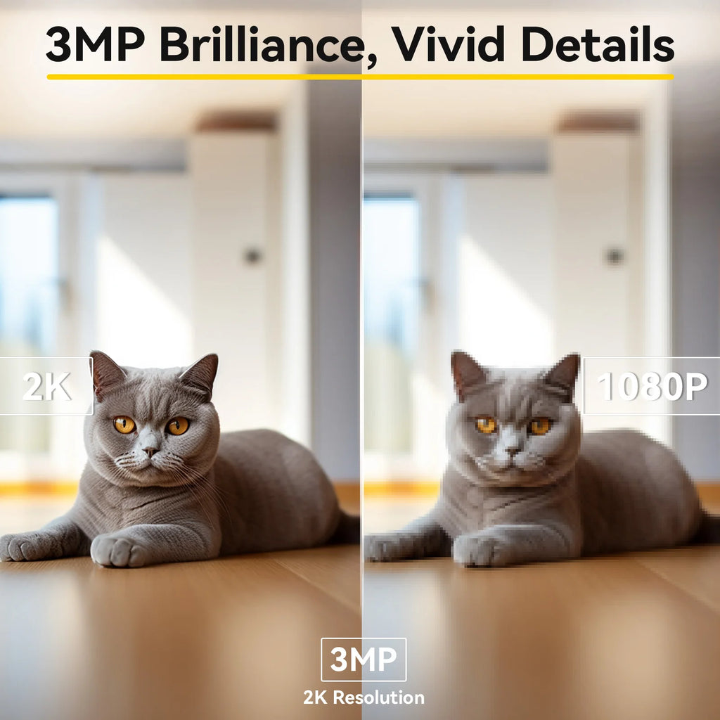 Camara Inteligentes para Mascotas/Perros y Bebés (2k Ultra HD+Wifi 5G)