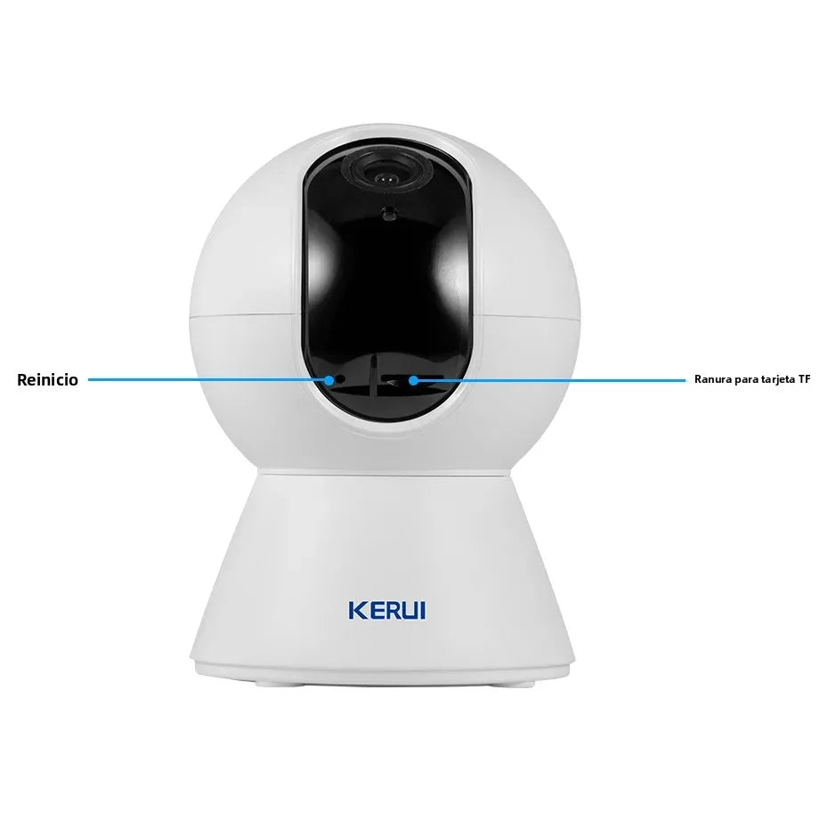 Camara de Seguridad Interior 360° para Bebes y Niños